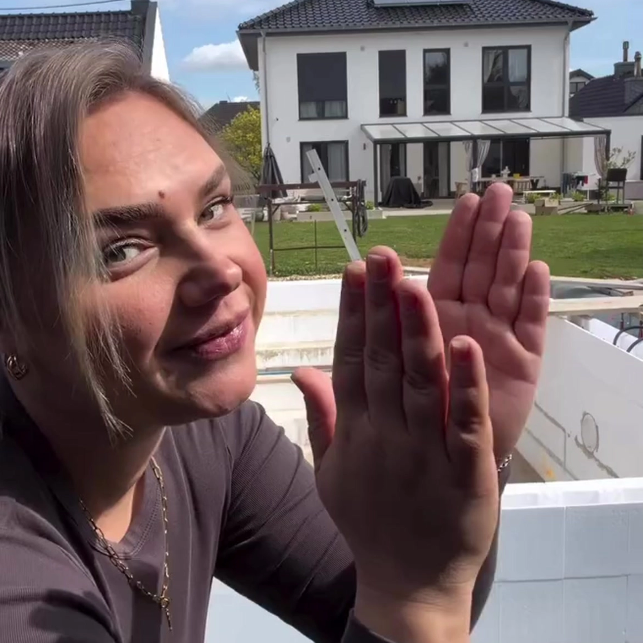 Styroporpool Bau mit vioshome