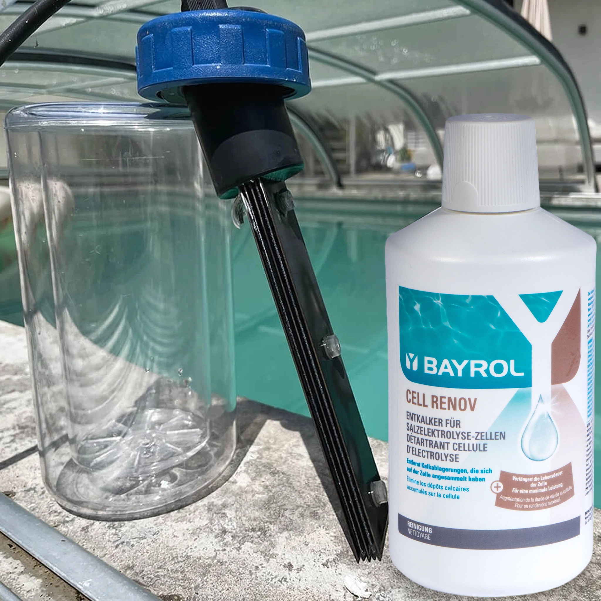 Flüssigentkalker für Pool von Bayrol