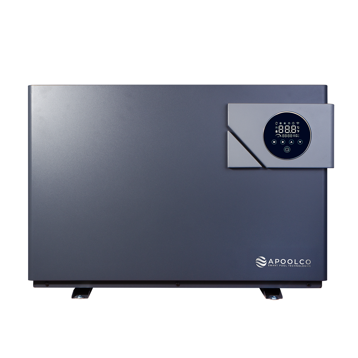 Full Inverter Wärmepumpe Apoolco SILENT Heat, 15kW, bis 70m³, ASPT-150SD