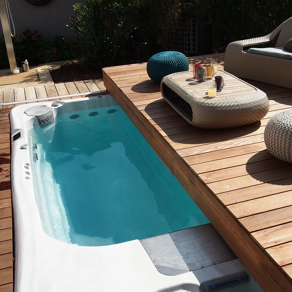 WaluDeck-ORIGIN-3 Begehbare Poolabdeckung, 400 x 400 cm, Flat F42, verschiedene Ausführungen