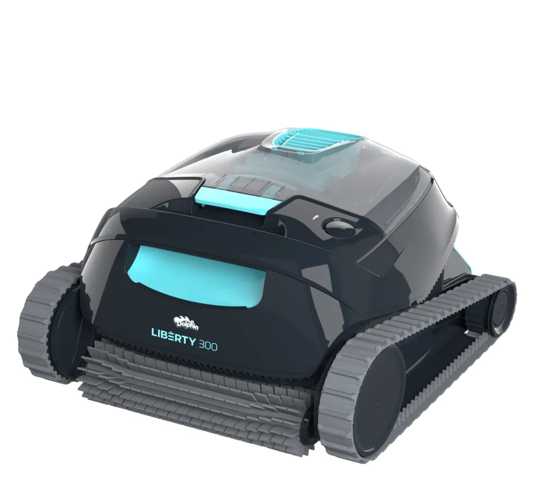 Akku-Poolroboter, Liberty 300 reinigt Beckenboden und Beckenwand, Dolphin