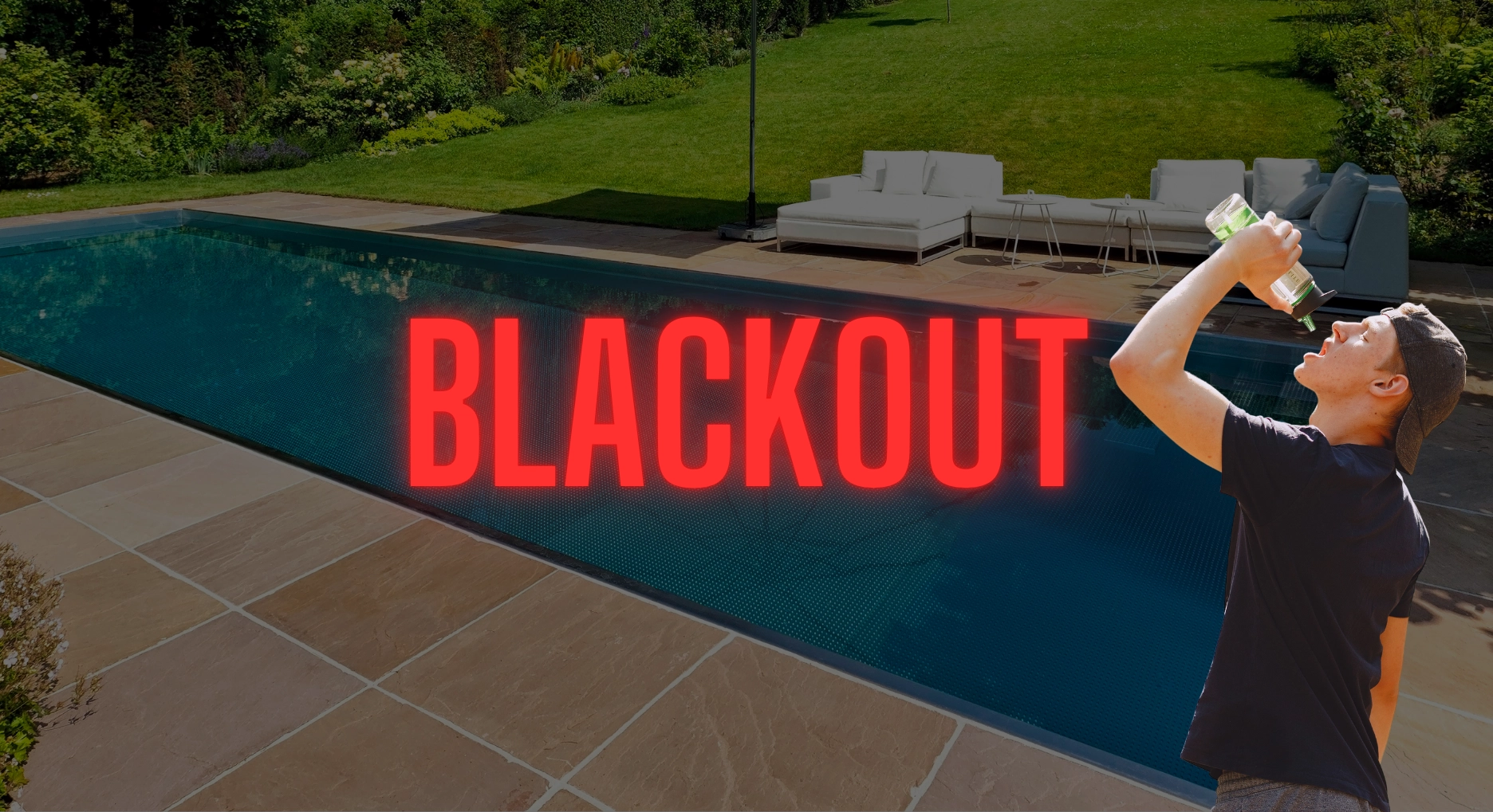 Pool bei Blackout