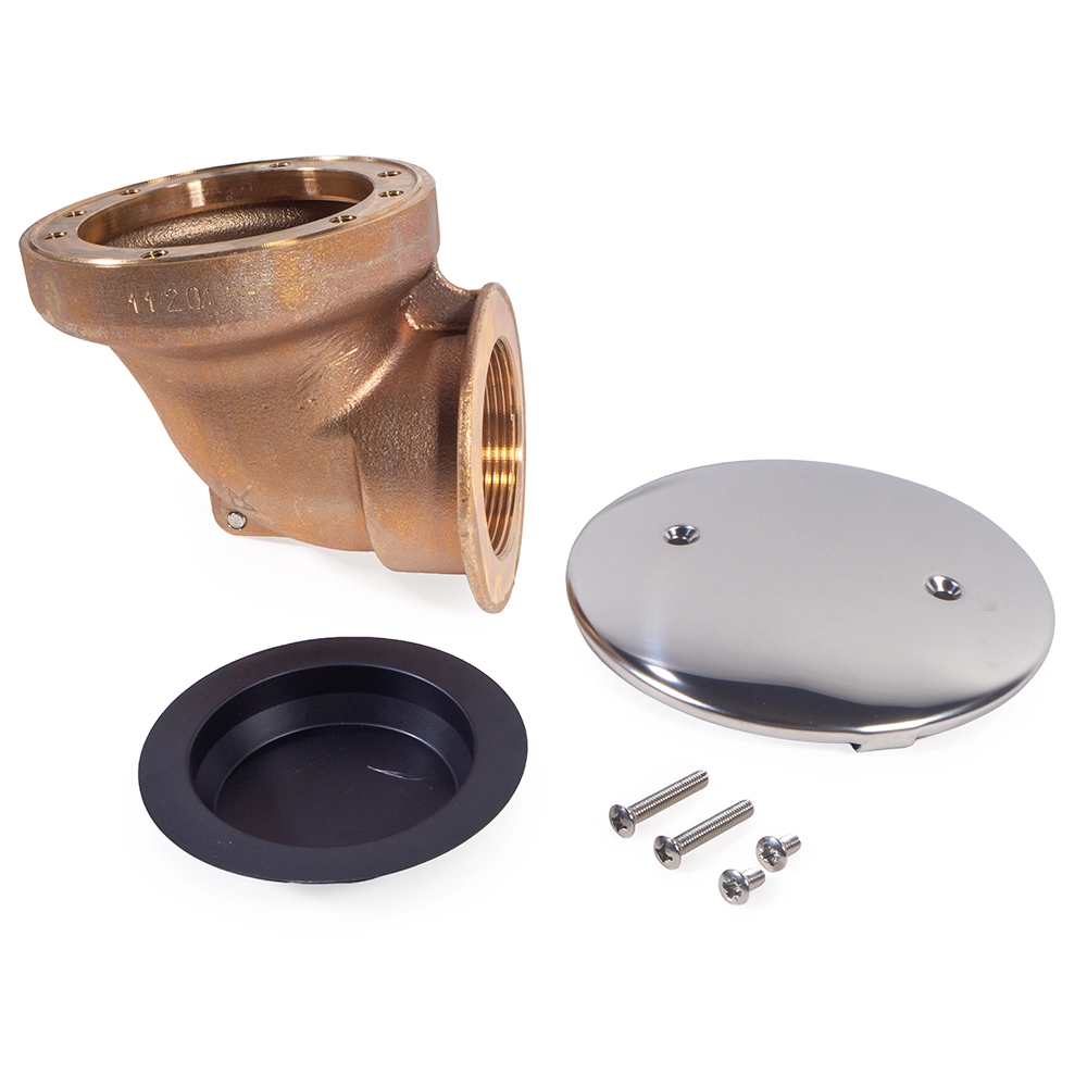 Bodenablauf  V4A 2" 90G RG10 (2015021) rechtwinkeliger Abgang