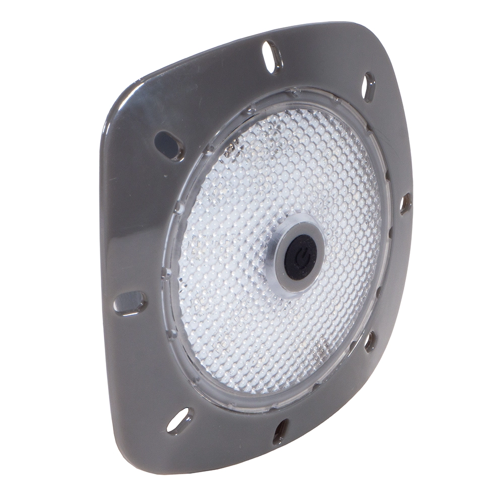Pool Licht, 1er Set, LED-RGB, mit Magnet, wiederaufladbar, Blende grau