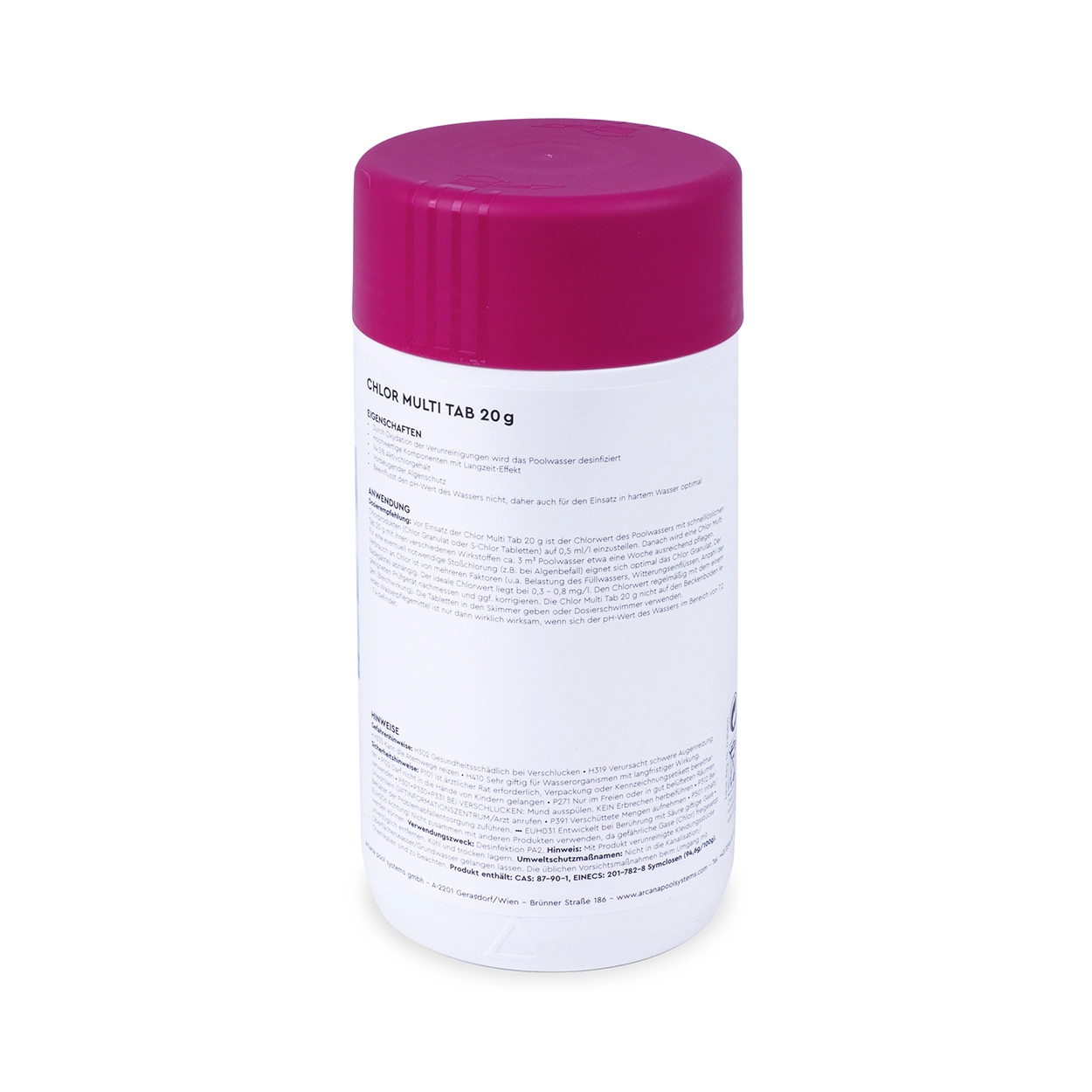 BWT AQA marin Chlor Multi Tab, Tabletten 20 g, 1 kg - Anwendung