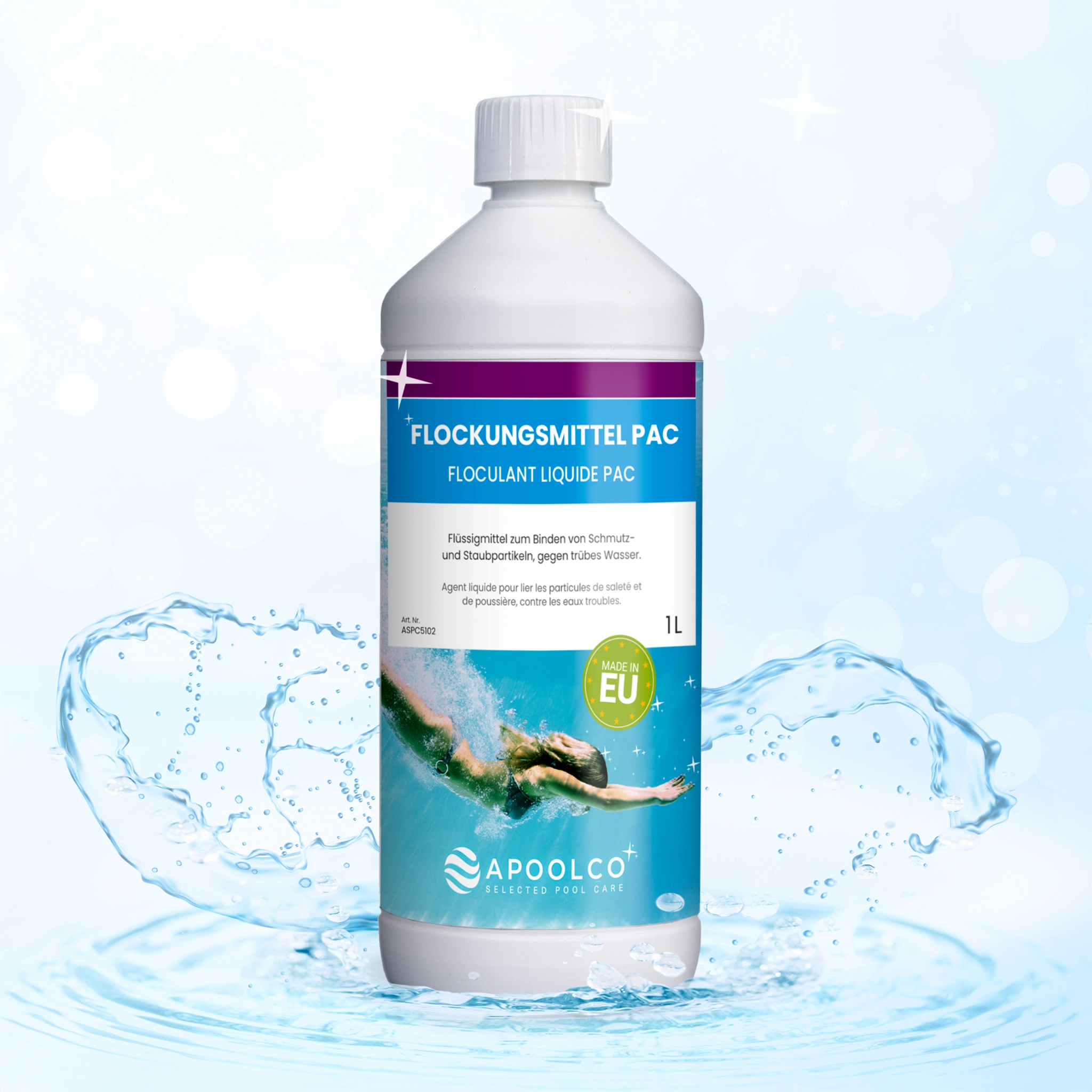 Flockungsmittel 1 l, Apoolco 