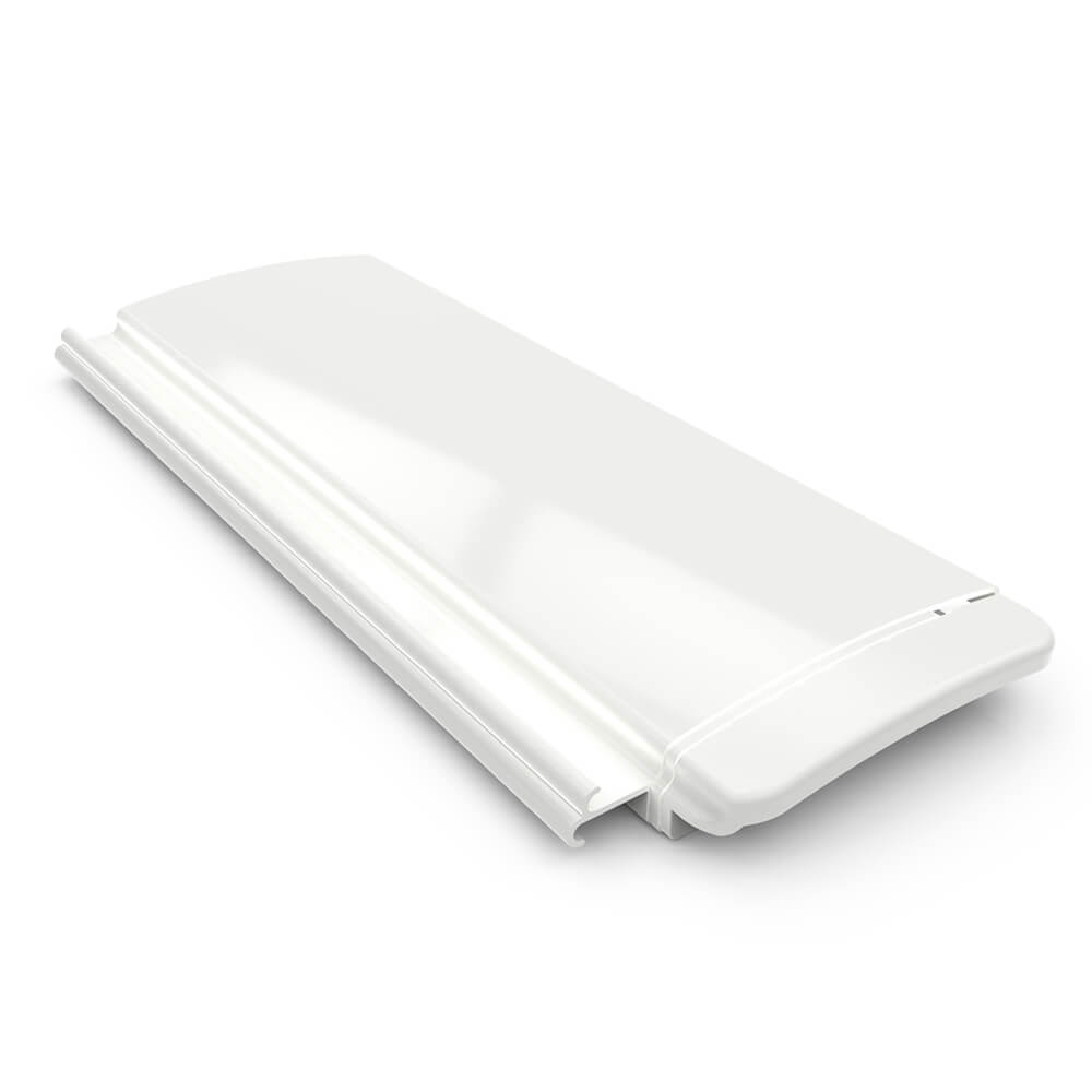 Lamelle, PVC, weiß