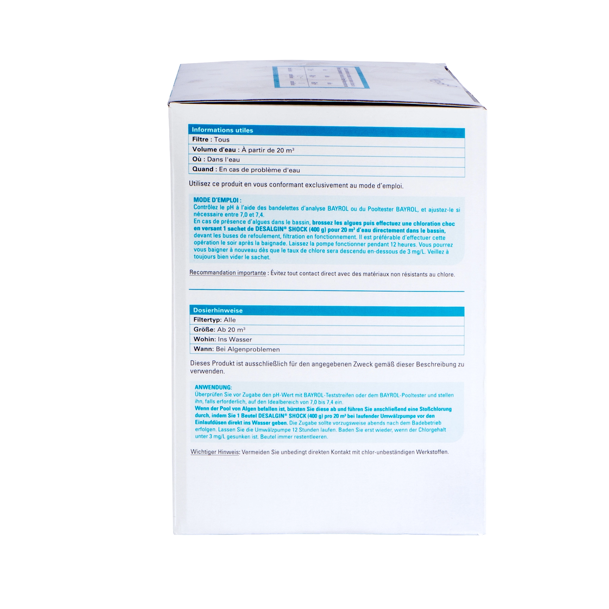 Bayrol Desalgin Shock, 4 x 400g