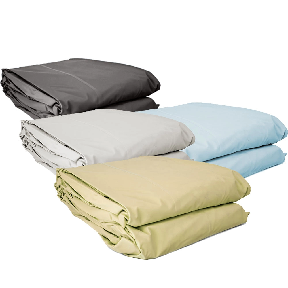 Verschiedene Solarplanen gefaltet