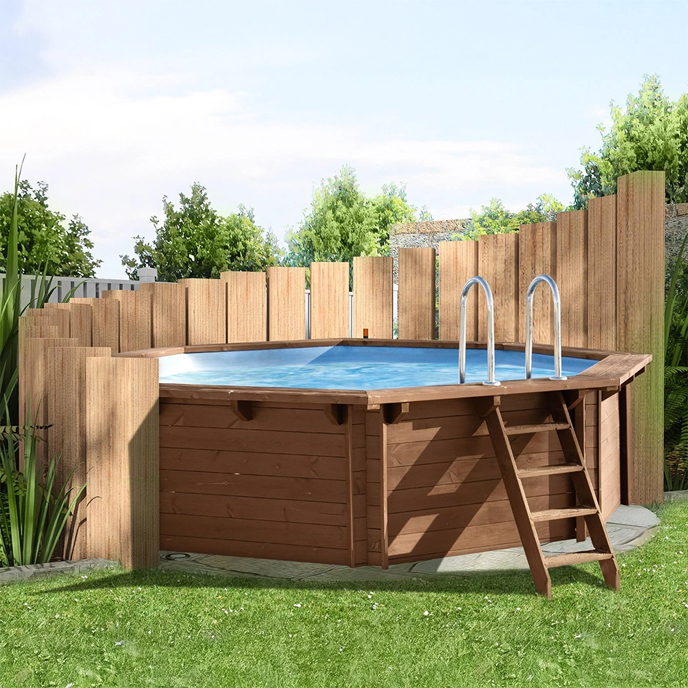 Holzpool Sumatra, Ø 530 x 138 cm, div. Ausführungen