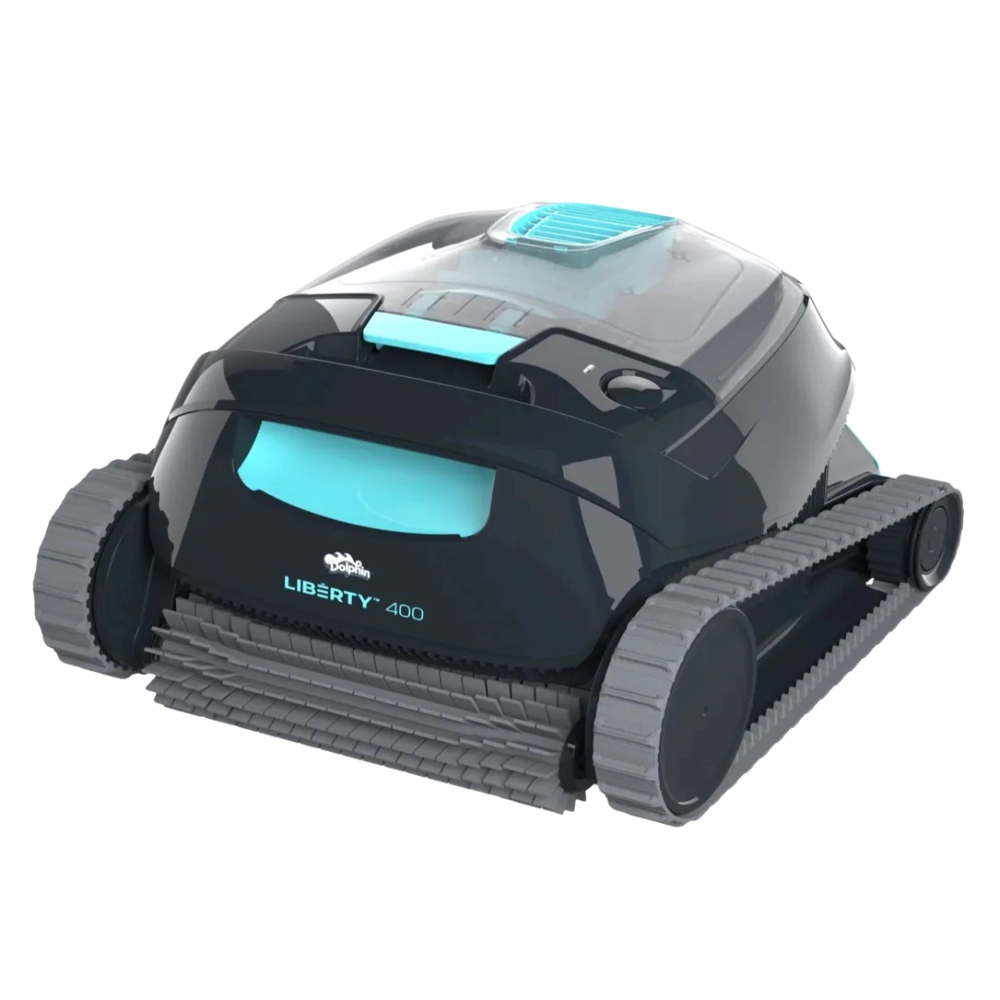 Akku-Poolroboter, Liberty 400 reinigt Beckenboden, Beckenwand und Wasserlinie, Dolphin