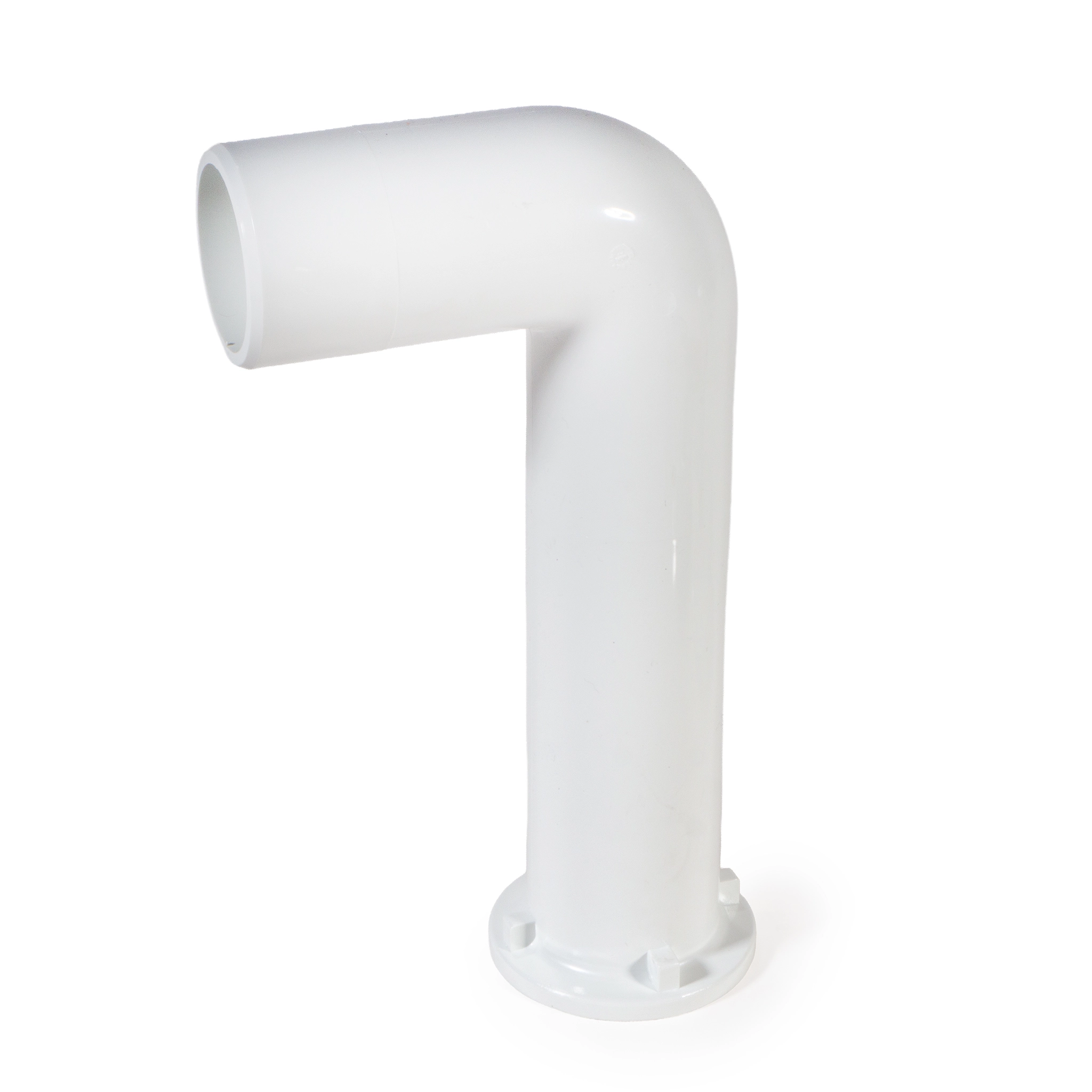 Verrohrungsset für Rückspülventil mit Überwurfmutter 1 1/2" PVC weiß D50 