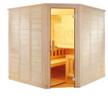 Sauna Wellfun Corner, 205x205x204 cm, 3 Personen