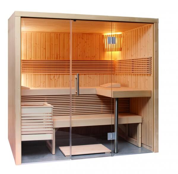 Sauna Panorama Small, 164x214x201 cm, 3 Personen