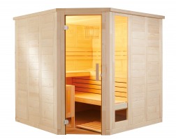 Sauna Komfort Corner, 206x206x204 cm, 3 Personen