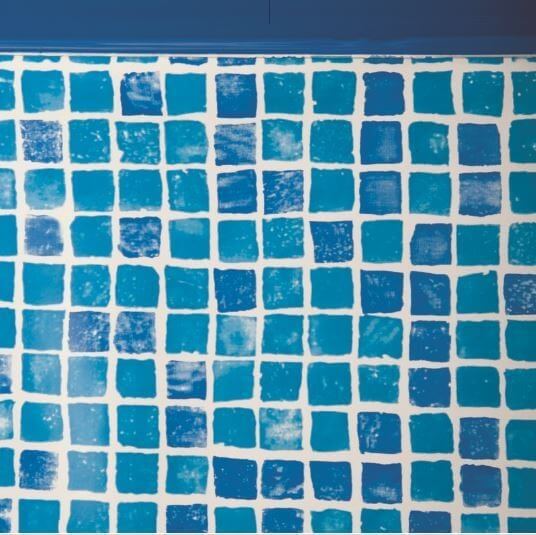 GRE Poolfolie oval, 509 x 300 x 130 cm, 0,50 mm, mit Biese Mosaik