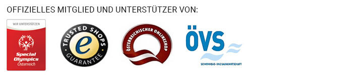 Mitglied bei Trusted Shops, ÖVS und österr. Onlineshop Verband, sowie Unterstützer der Special Oylmpics