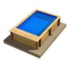 Holzpool Pool&#039;n Box Junior 370 x 240 cm