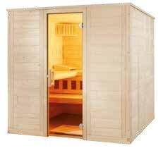 Sauna Wellfun Large, 205x206x204 cm, 3 Personen